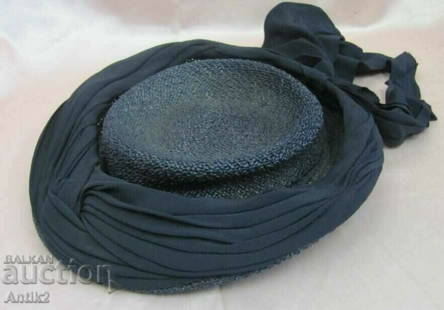50's Antique Ladies Hat - 5