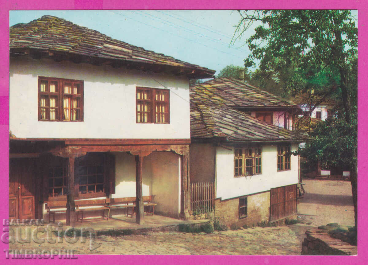 308282 / Satul Bozhentsi Case vechi 1975 Ediție foto Bulgaria PK