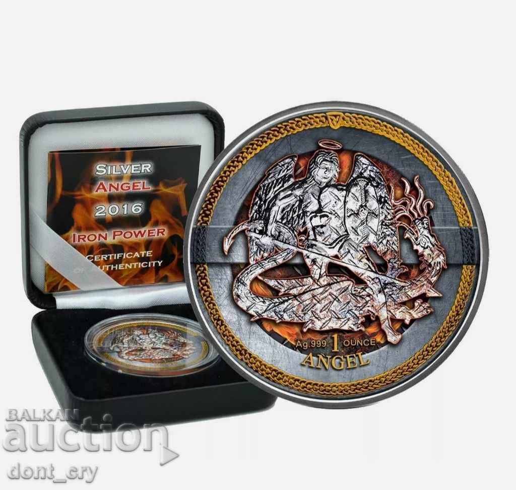 Сребро 1 Oz Архангел Михаил Ангел 2016