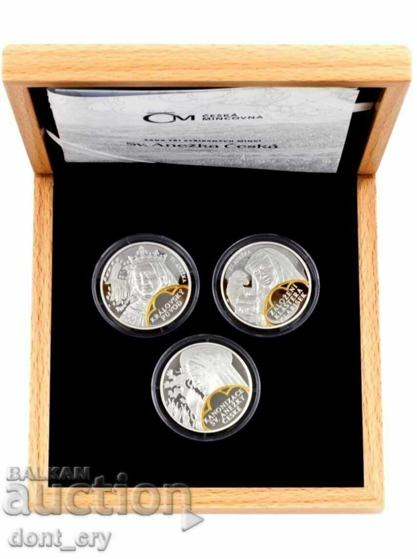 3x1 Oz Saint Anne of the Czech Republic 2021 Silver - 6 3x1 Oz Saint Anne of the Czech Republic 2021 Silver - 6