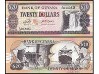 ❤️ ⭐ Гвиана 1996-2018 20 долара UNC нова ⭐ ❤️