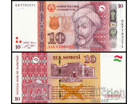 ❤️ ⭐ Tajikistan 2022 10 somoni UNC new ⭐ ❤️