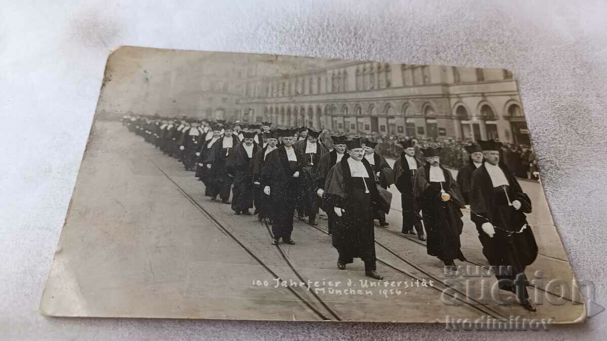 Καρτ ποστάλ Munchen Jahrfeier d. Umitersitat