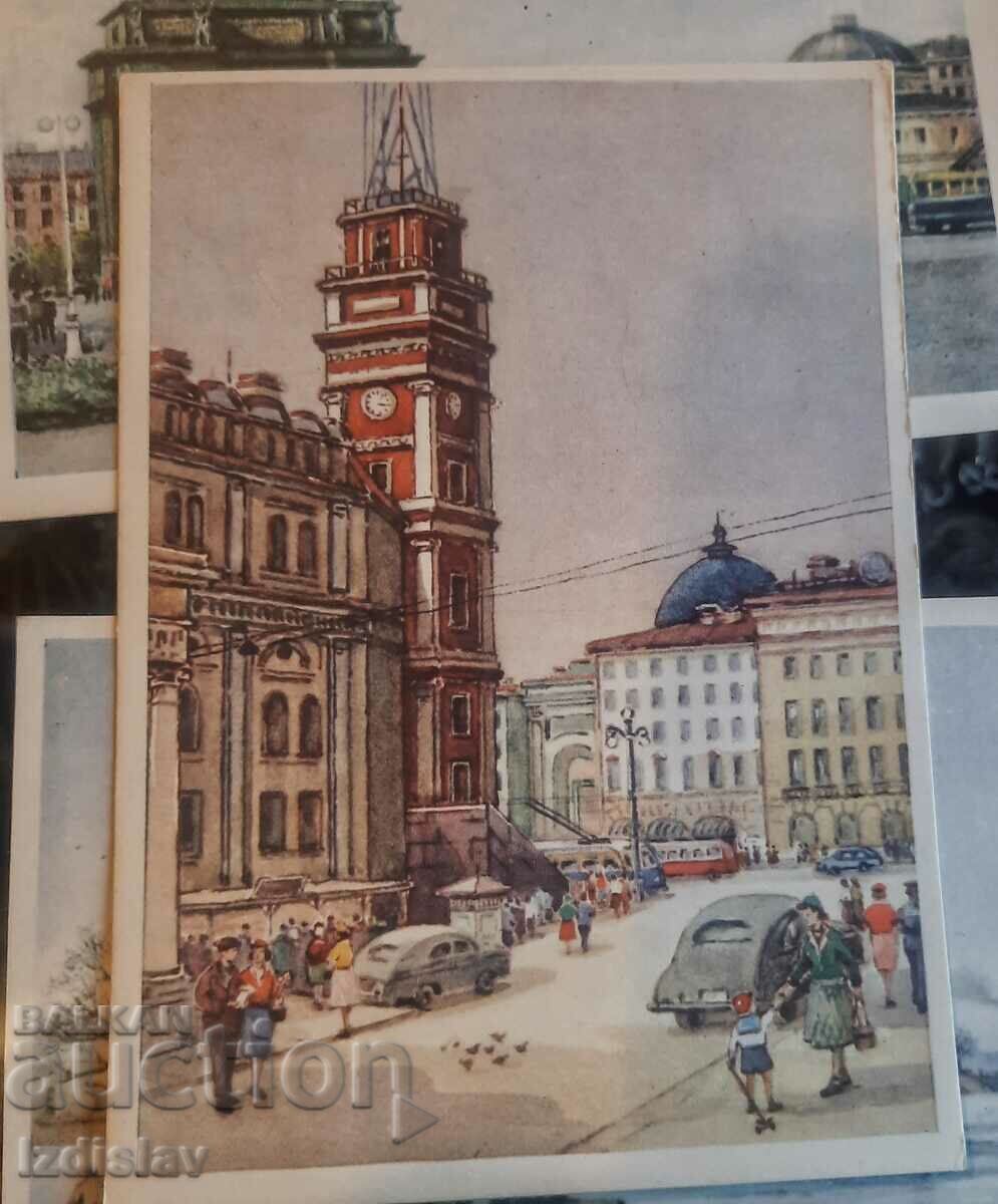 Auction Set of cards from "Leningrad" 1958 Auction Set of cards from "Leningrad" 1958