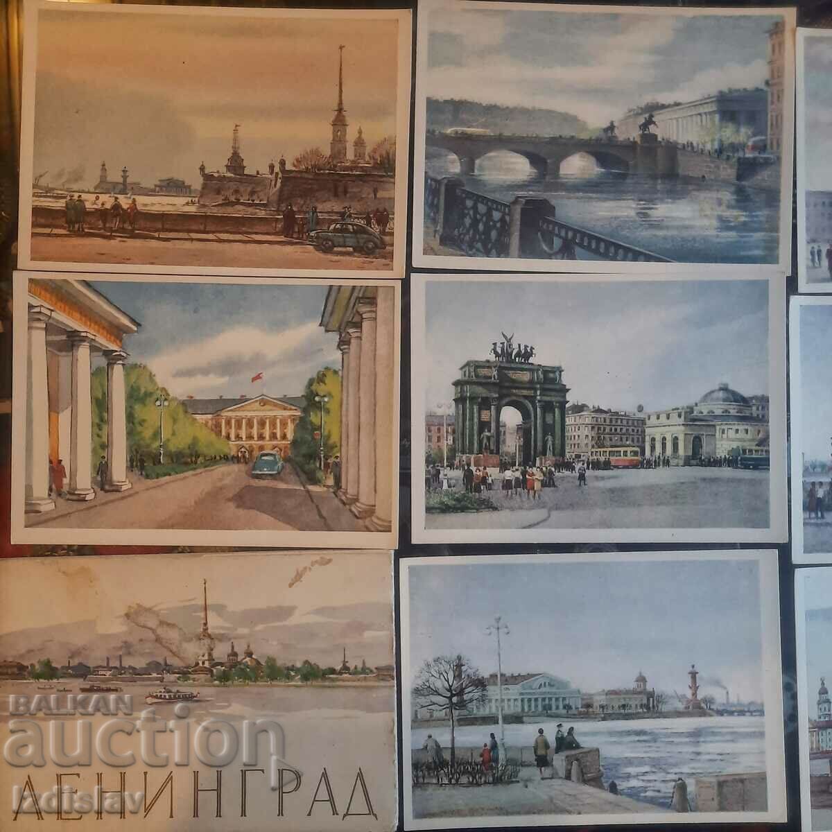 Set of cards from "Leningrad" 1958 - 5 Set of cards from "Leningrad" 1958 - 5
