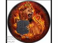 Argint 2 oz The Lion of England 2022 The Queen's Beasts