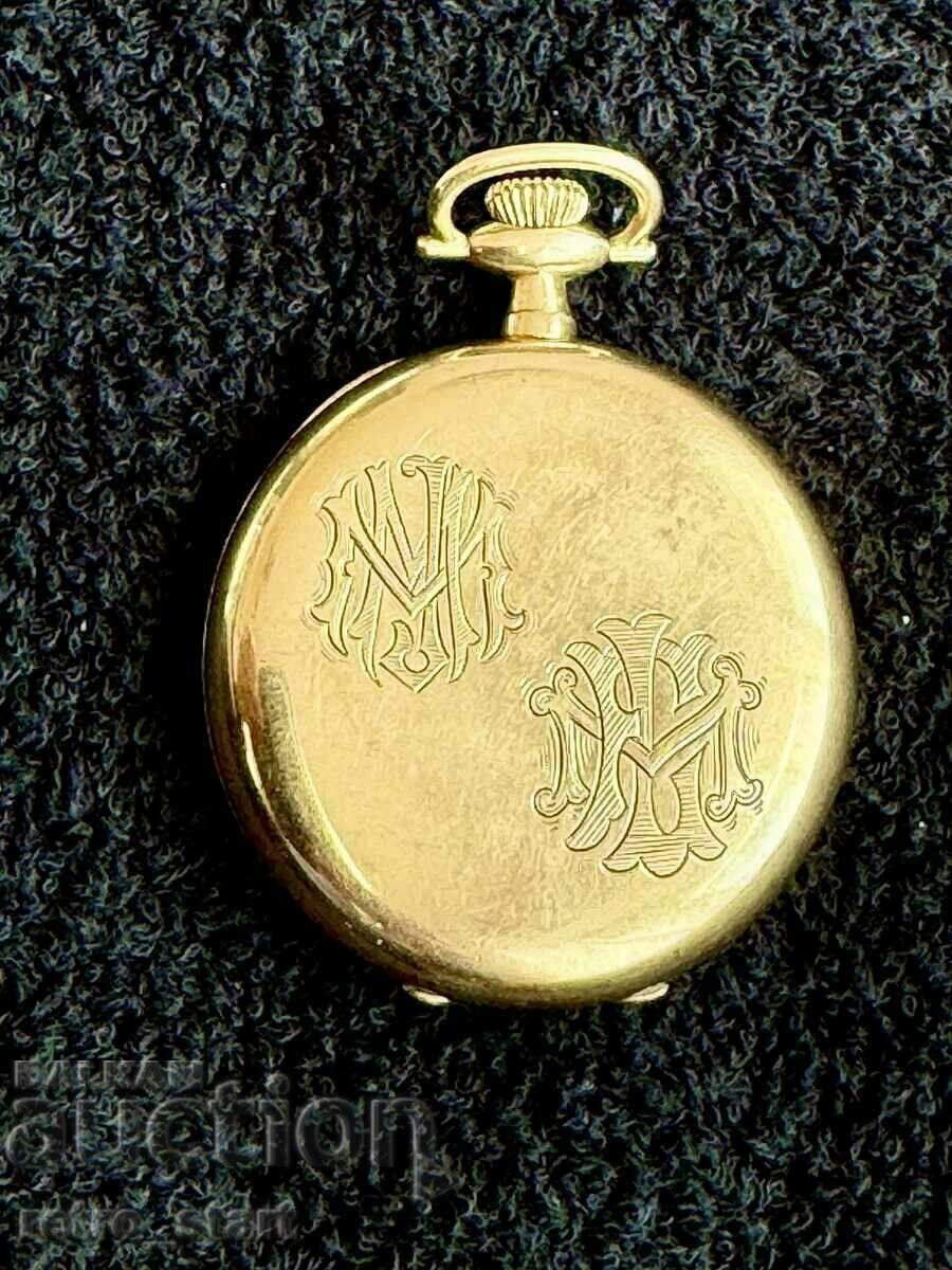 Delivery of Hamilton, Heavy Gilt Pocket Watch Delivery of Hamilton, Heavy Gilt Pocket Watch