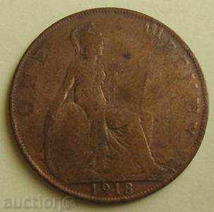 GREAT BRITAIN - Penny 1918
