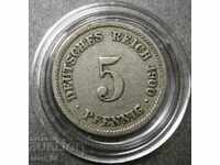 Γερμανία 5 pfennigs 1900