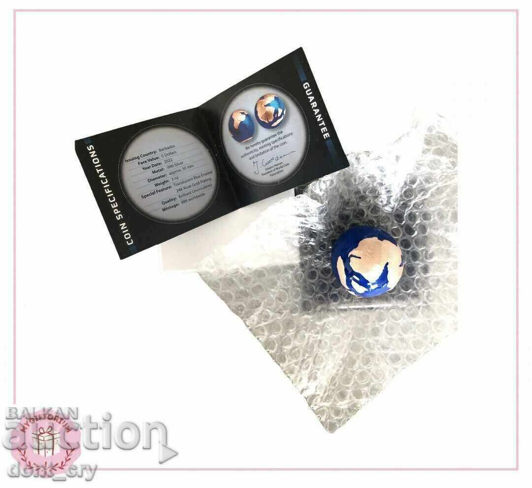 Delivery of Silver 3 Oz Pangea - Spherical 2022 Delivery of Silver 3 Oz Pangea - Spherical 2022