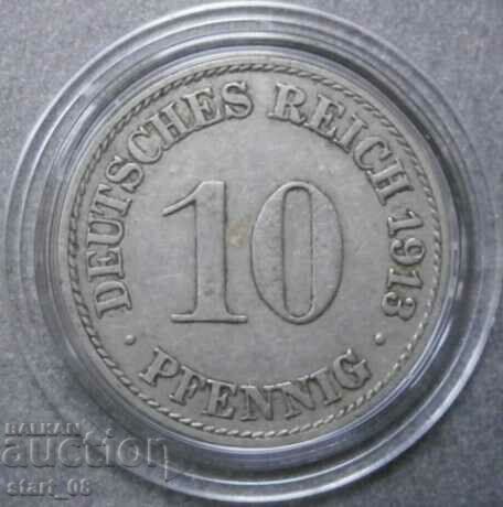 Germany 10 pfennig 1913
