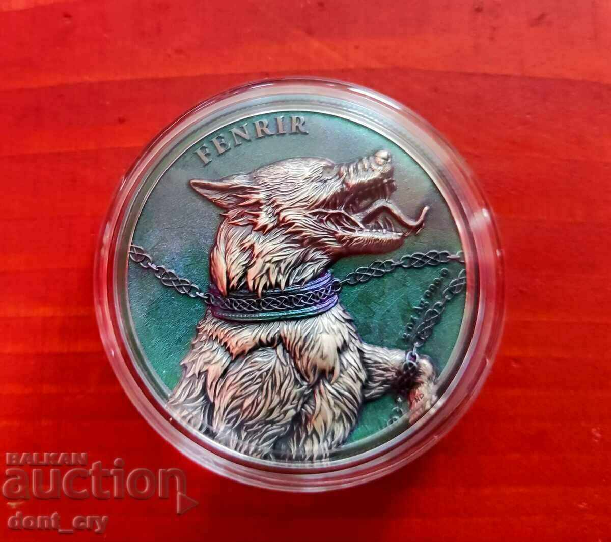 Delivery of Silver 2 oz Fenrir Beasts of Germania mint 2022 10 Marks Delivery of Silver 2 oz Fenrir Beasts of Germania mint 2022 10 Marks