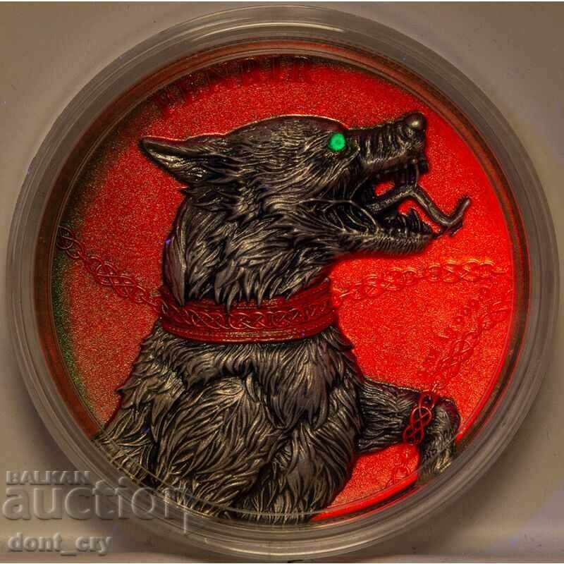 Silver 2 oz Fenrir Beasts of Germania mint 2022 10 Marks - 5 Silver 2 oz Fenrir Beasts of Germania mint 2022 10 Marks - 5