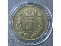 5 francs 1986