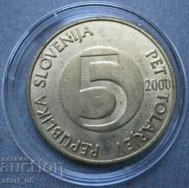 SLOVENIA 5 tolari 2000
