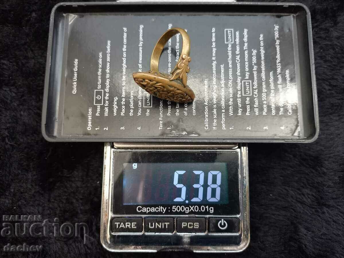 Σπάνιο συλλεκτικό δαχτυλίδι παφτά διάτρητο αντίκες - 5 Σπάνιο συλλεκτικό δαχτυλίδι παφτά διάτρητο αντίκες - 5