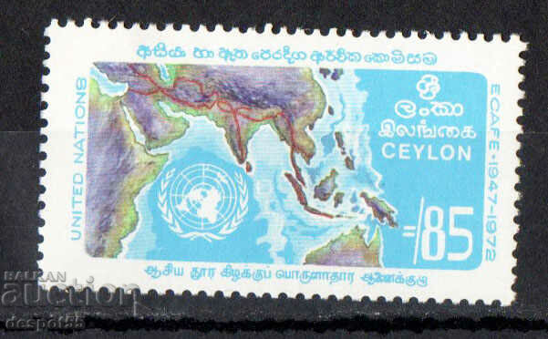 1972. Ceylon. Comisia Economică pentru Asia și Orientul Îndepărtat.