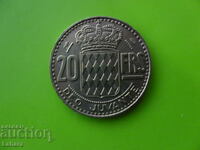 20 francs 1951 Monaco