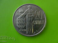 20 centimes 1962 Μονακό