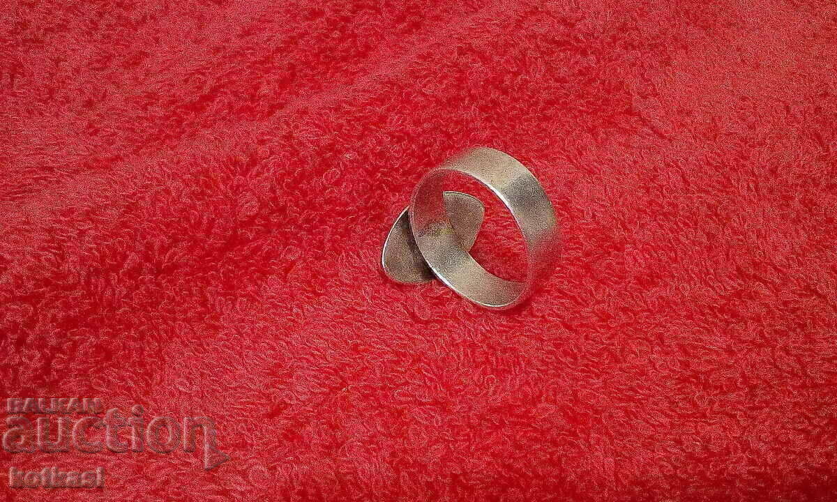 Old Solid 925 Silver Ring Blue Semi Precious Stone - 5 Old Solid 925 Silver Ring Blue Semi Precious Stone - 5