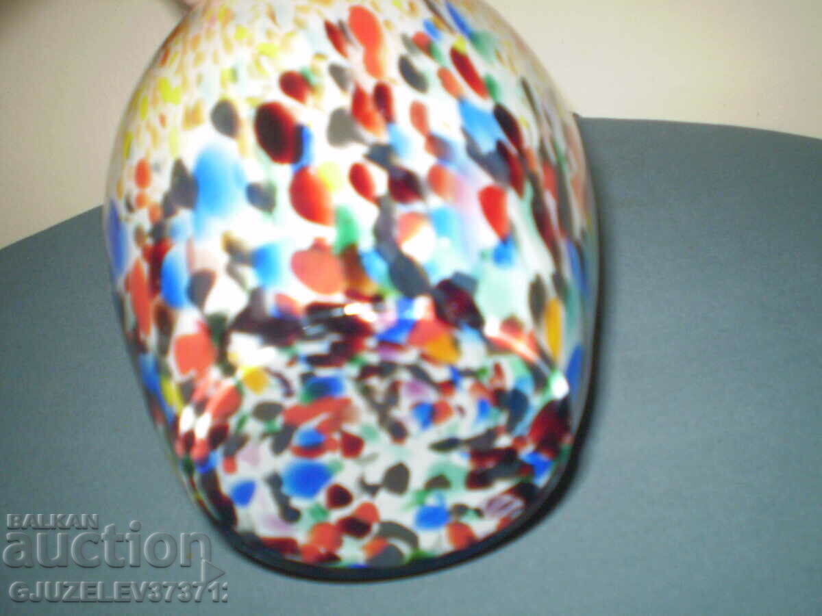 Delivery of VINTAGE GLASS VASE BOHEMIA Multicolor 1930 Art Deco Delivery of VINTAGE GLASS VASE BOHEMIA Multicolor 1930 Art Deco