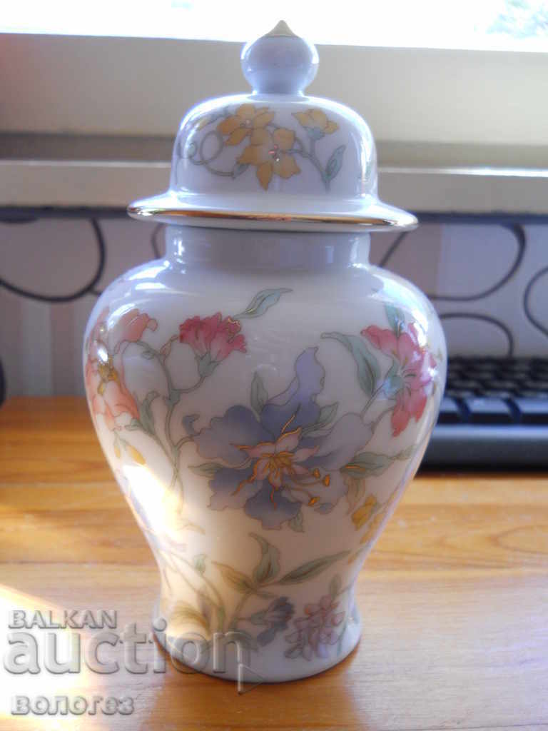 vintage food jar with lid - Japan
