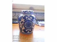 antique food jar with lid - China