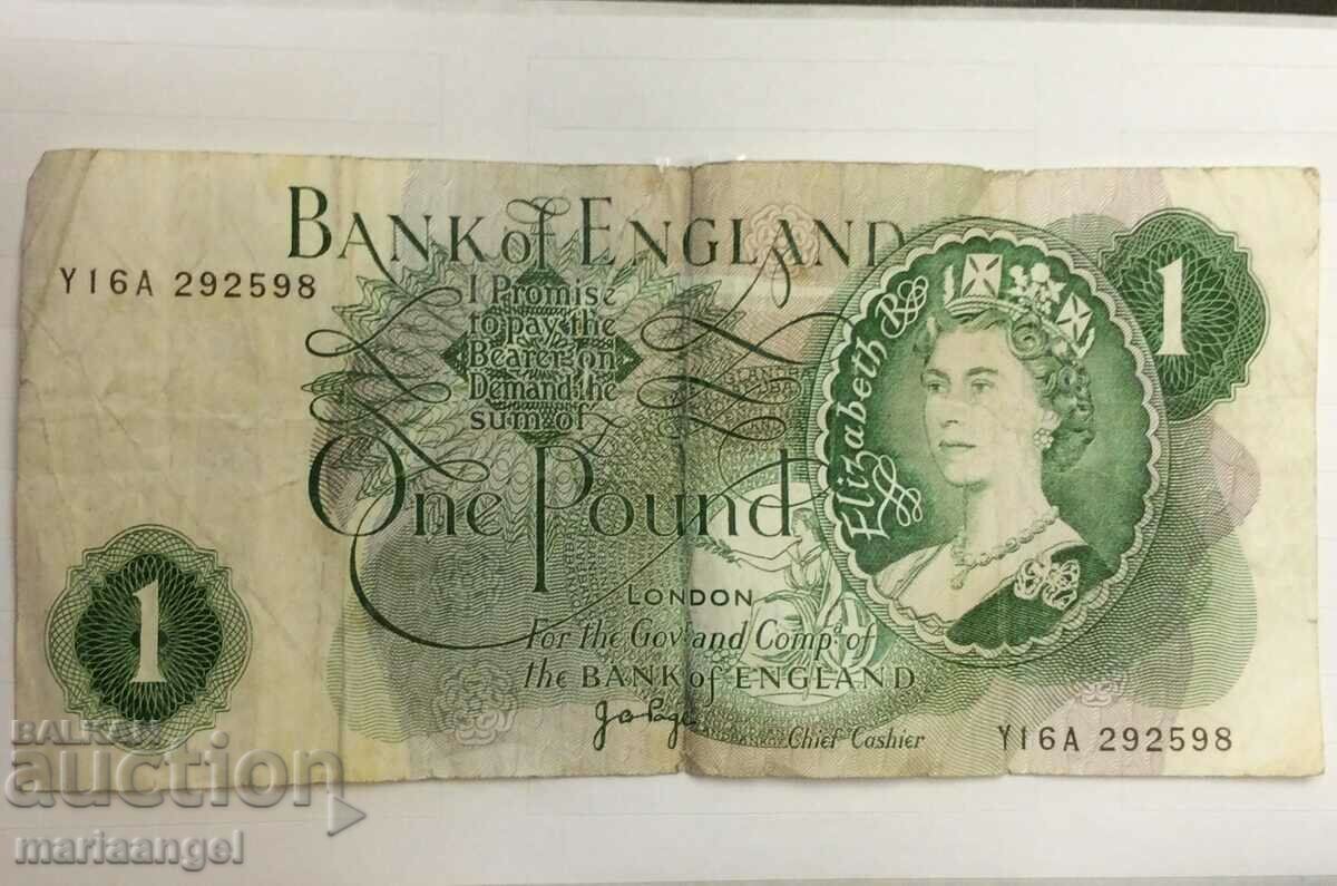 Great Britain 1 pound 1970-1978