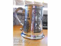 collectible metal beer mug - England