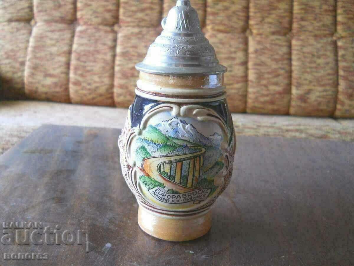 collectible ceramic beer mug - Germany