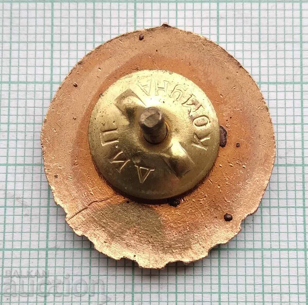 Auction 14813 Badge - Sportsman third class - bronze enamel screw Auction 14813 Badge - Sportsman third class - bronze enamel screw