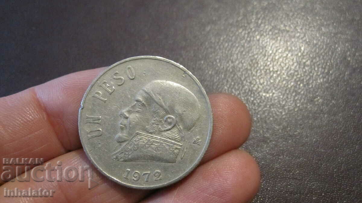 1972 1 peso Mexic