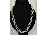 Solid Silver Marked Chain #BA