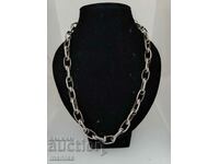 Solid silver marked chain #VB