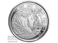 Silver 1 oz Unicorn - 2023 - Δημοκρατία της Γκάνα