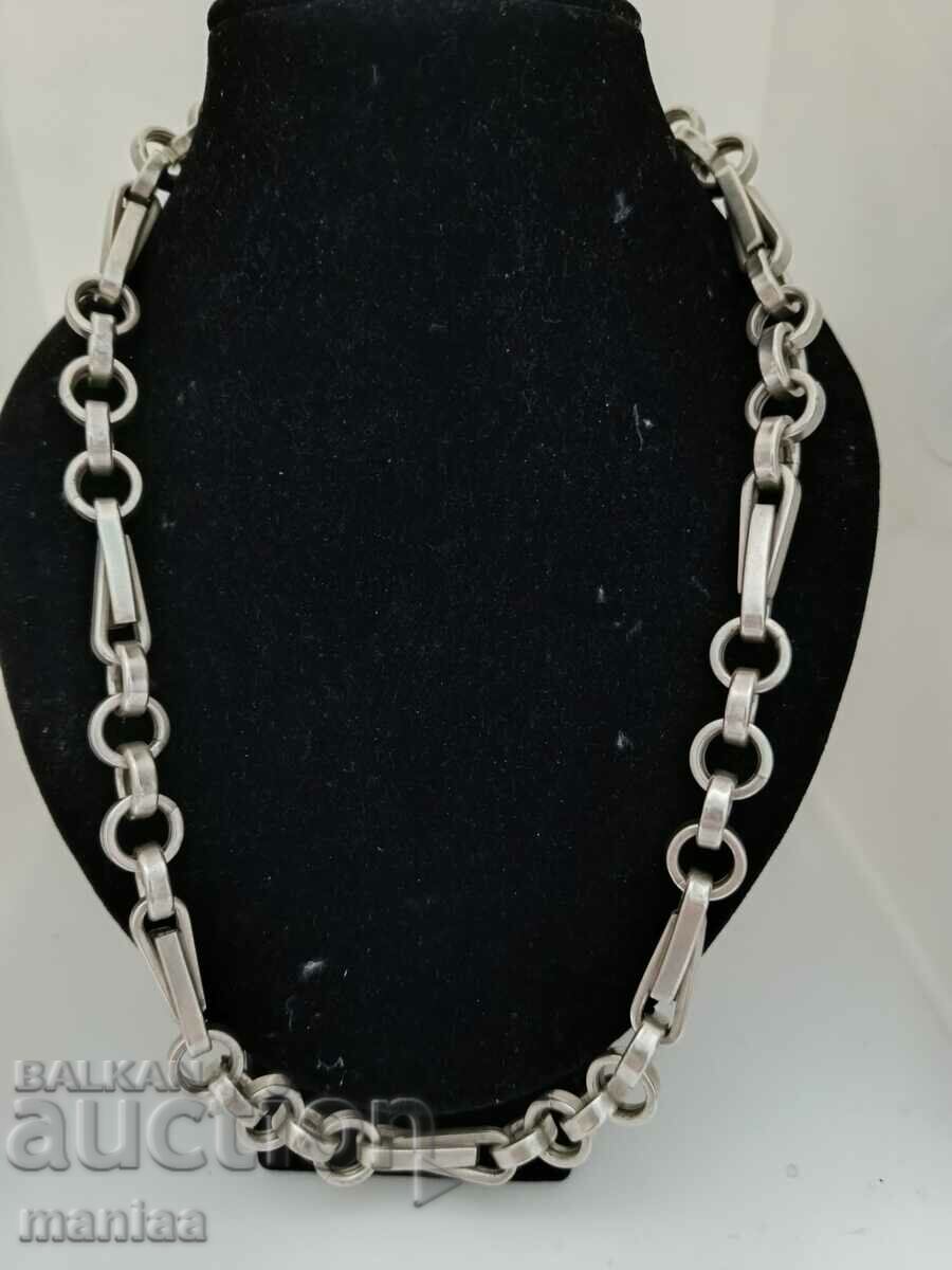 Solid silver marked chain #VE