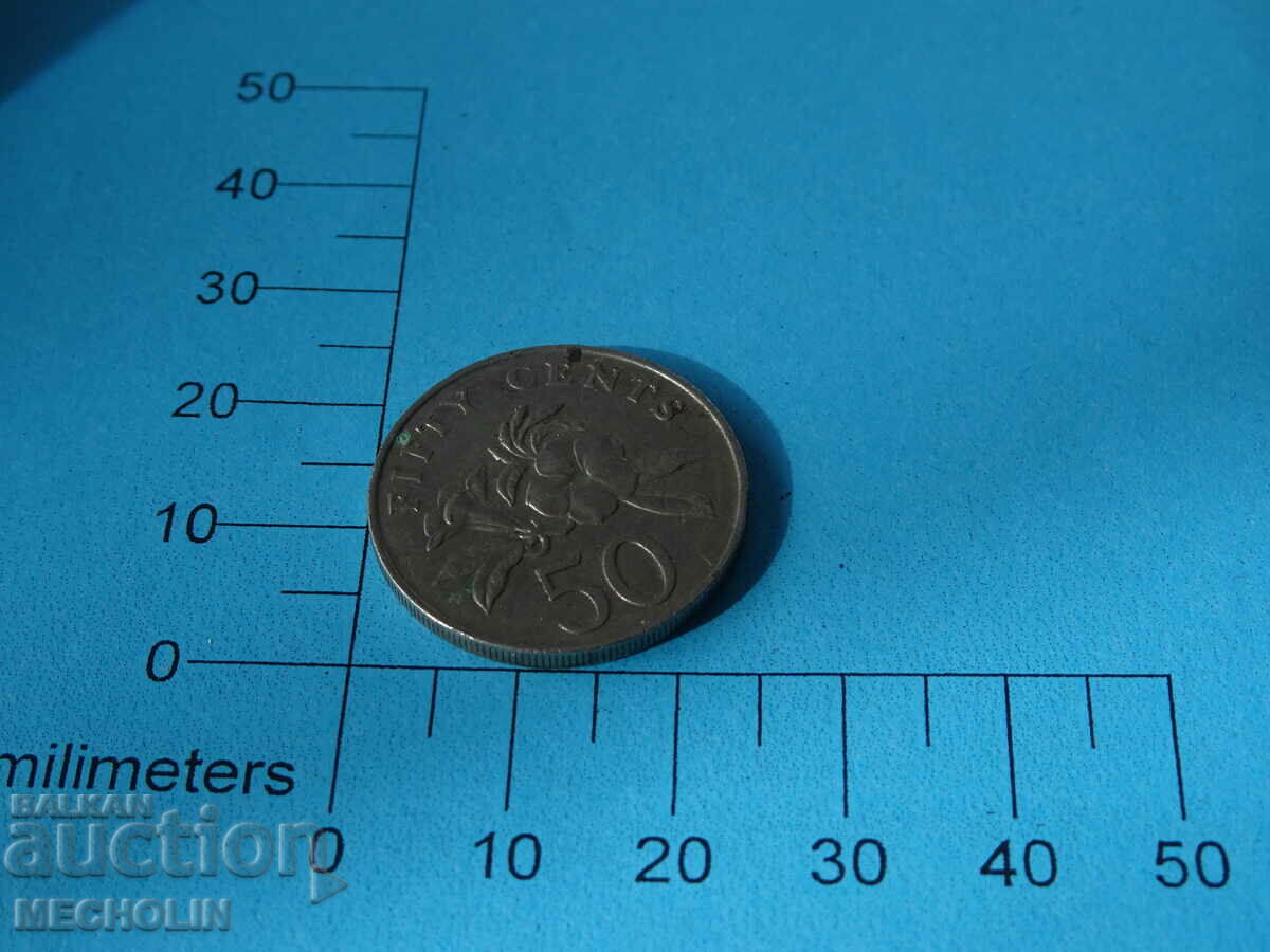 Auction FIFTY CENTU 1986 SINGAPORE Auction FIFTY CENTU 1986 SINGAPORE