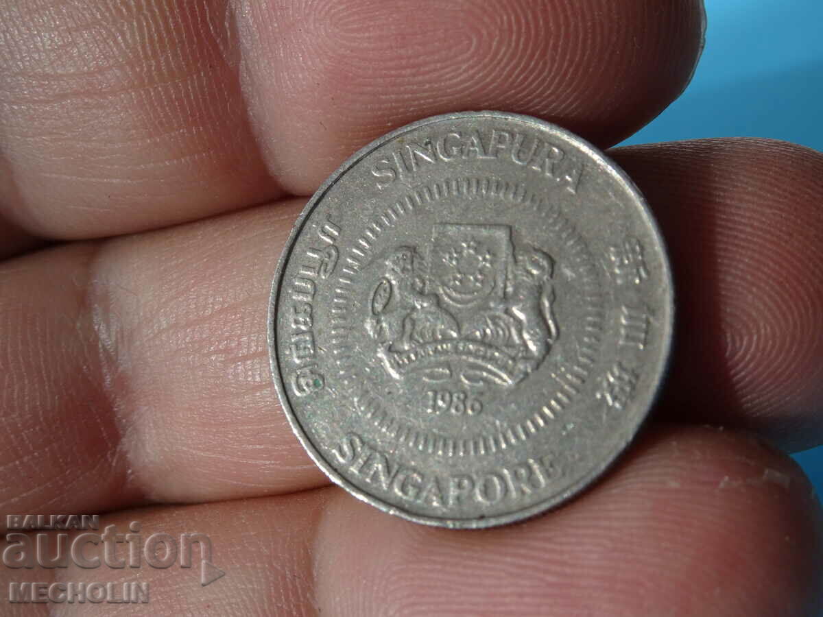 FIFTY CENTU 1986 SINGAPORE - 6 FIFTY CENTU 1986 SINGAPORE - 6