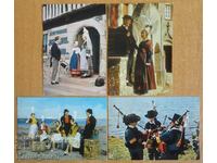 Παλιές γαλλικές καρτ ποστάλ, λαογραφία