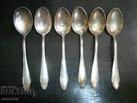 set of antique silver spoons "BMF" (Germany)