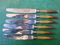 set of old knives and forks "Solingen" (Germany) - 12 pcs
