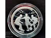 Silver 25 Rubles 90 years. Dynamo - Football 2013 Russia