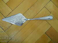 silver plated cake spatula - Italy