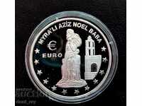Сребро 1500000 Лири Свети Николай от Мира 1997 Турция