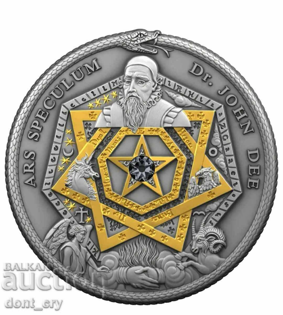 Argint 2 oz John Dee 2022 Marii Alchimiști