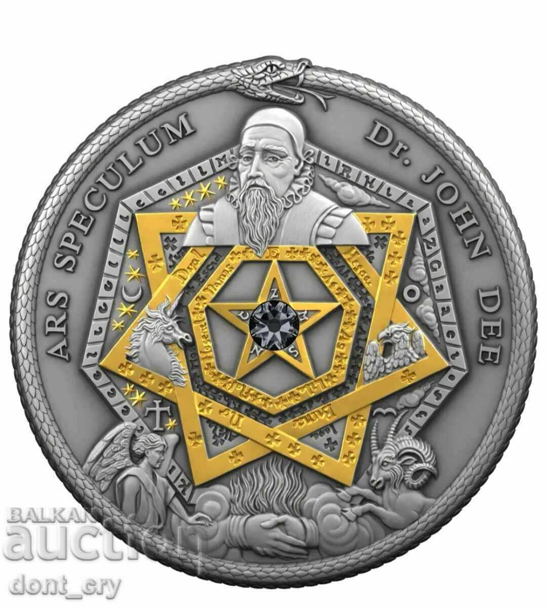 Silver 2 Oz John Dee 2022 Great Alchemists