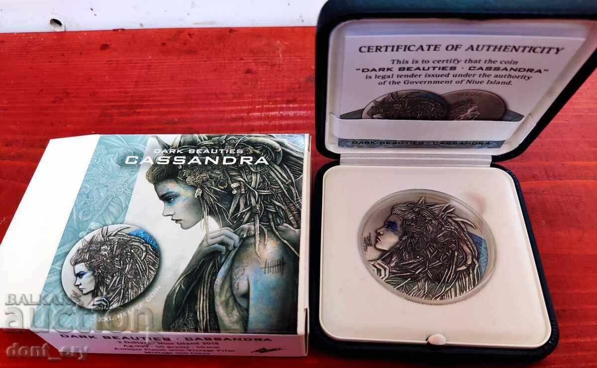 Silver 2 Dollar Cassandra Dark Beauty 2018 with price 500.00 BGN | € 255.65 Silver 2 Dollar Cassandra Dark Beauty 2018 with price 500.00 BGN | € 255.65