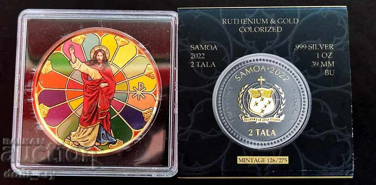 Delivery of Silver 1 Oz Christ the Light of God 2022 Samoa Delivery of Silver 1 Oz Christ the Light of God 2022 Samoa