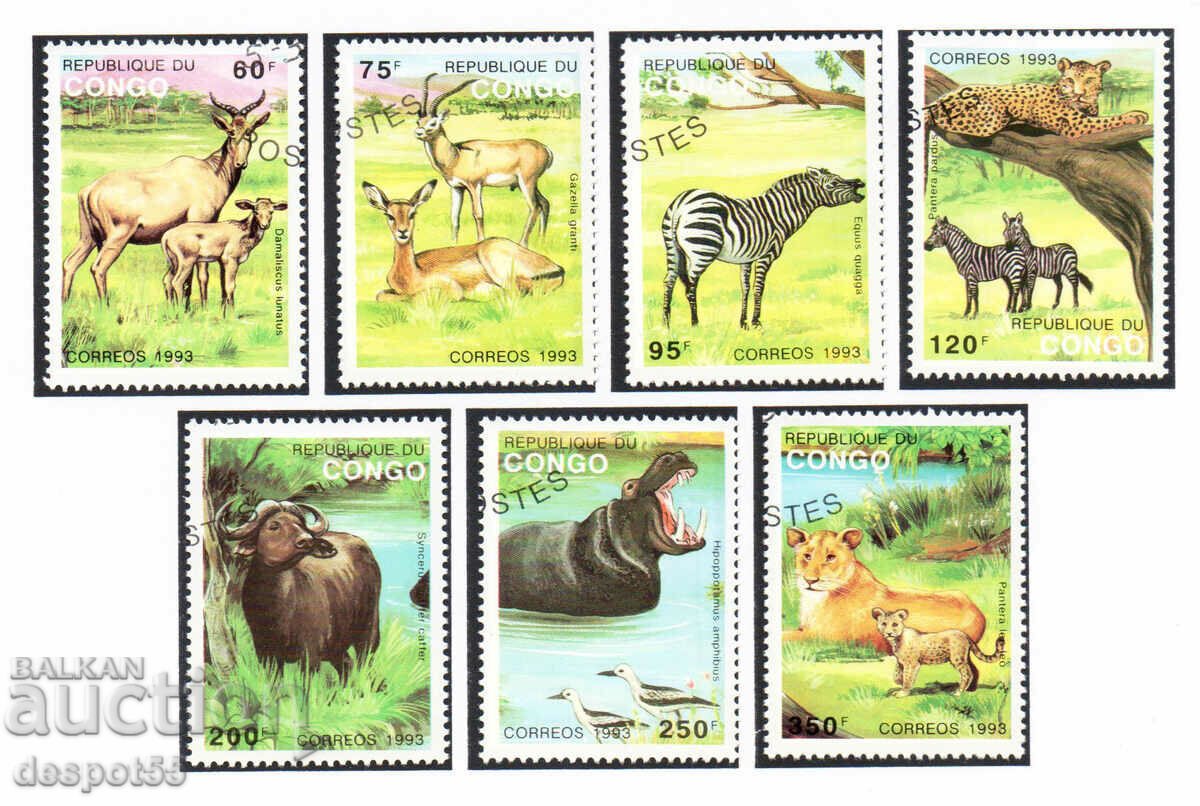 1993. Congo Rep. Των ζώων.