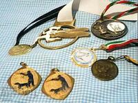 lot of 7 sports medals